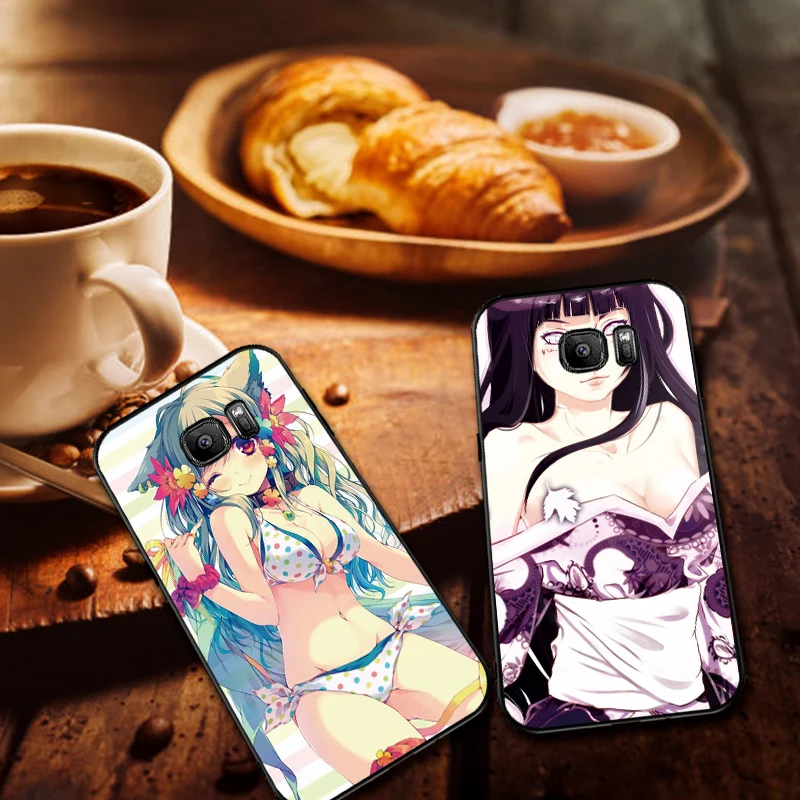 Аниме Привлекательный Мягкий силиконовый чехол для телефона Samsung Galaxy S6 S8 край S7 S9