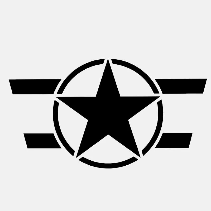 

13CM*7CM Star Car Sticker Motorcycle KK Vinyl Decals Black/Silver Car Accessories