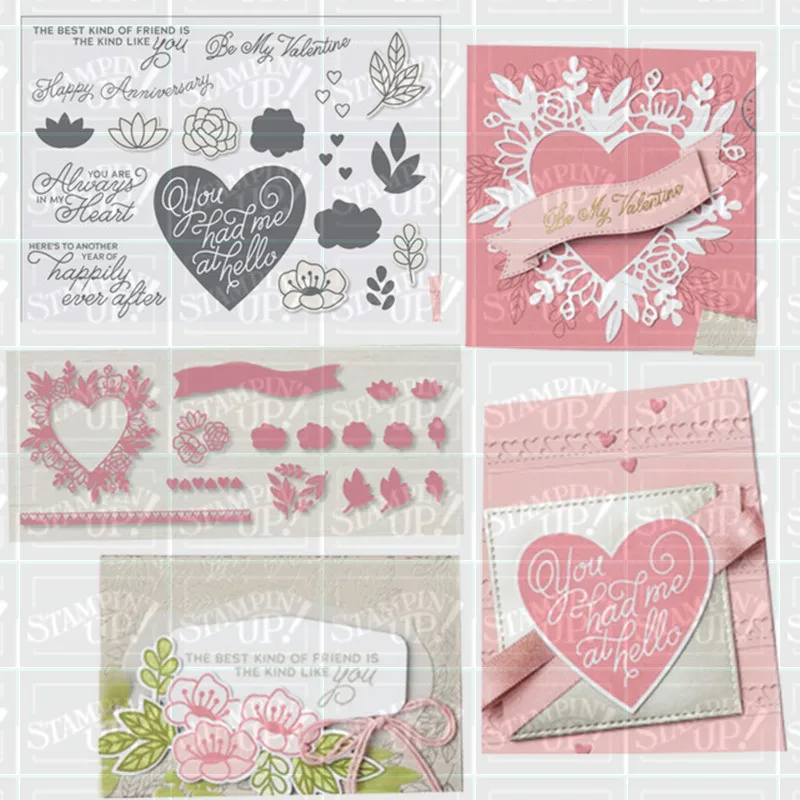

Love Metal Cutting Dies and Stamps Stencil for DIY Scrapbooking Photo Album Embossing Decorative Paper Card