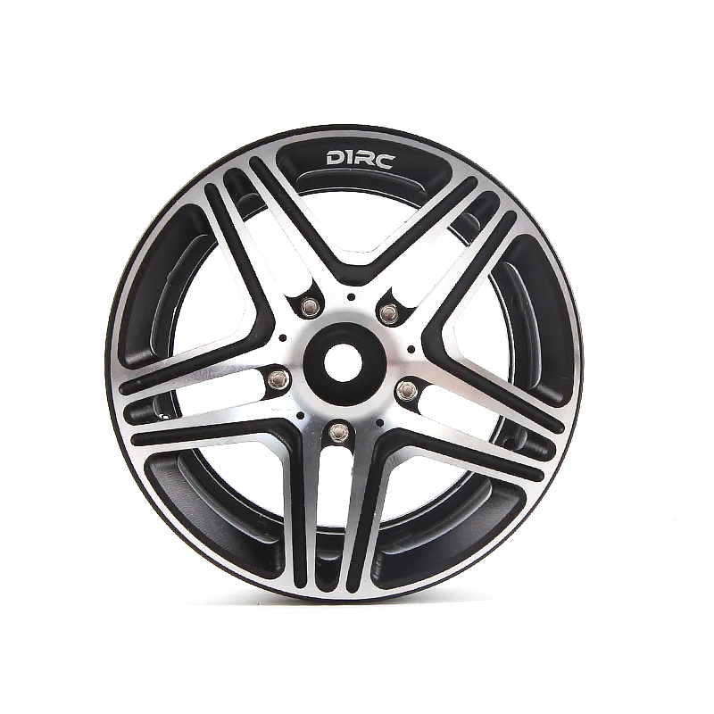 2 шт. ЧПУ металлический сплав дюйма обод колеса Beadlock для 1/10 RC Гусеничный