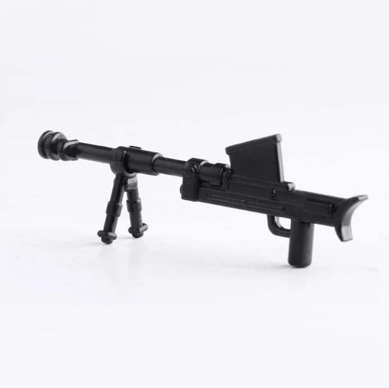 5 шт./лот военный современный пулемет оружие Кирпичи Строительные блоки набор