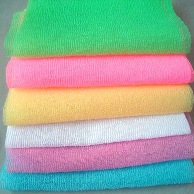 Mesh Foam Shower Towel Body Washing Clean Tool Nylon Cleaning Cloth Exfoliate Puff Scrubbing Bathroom Accessories | Дом и сад