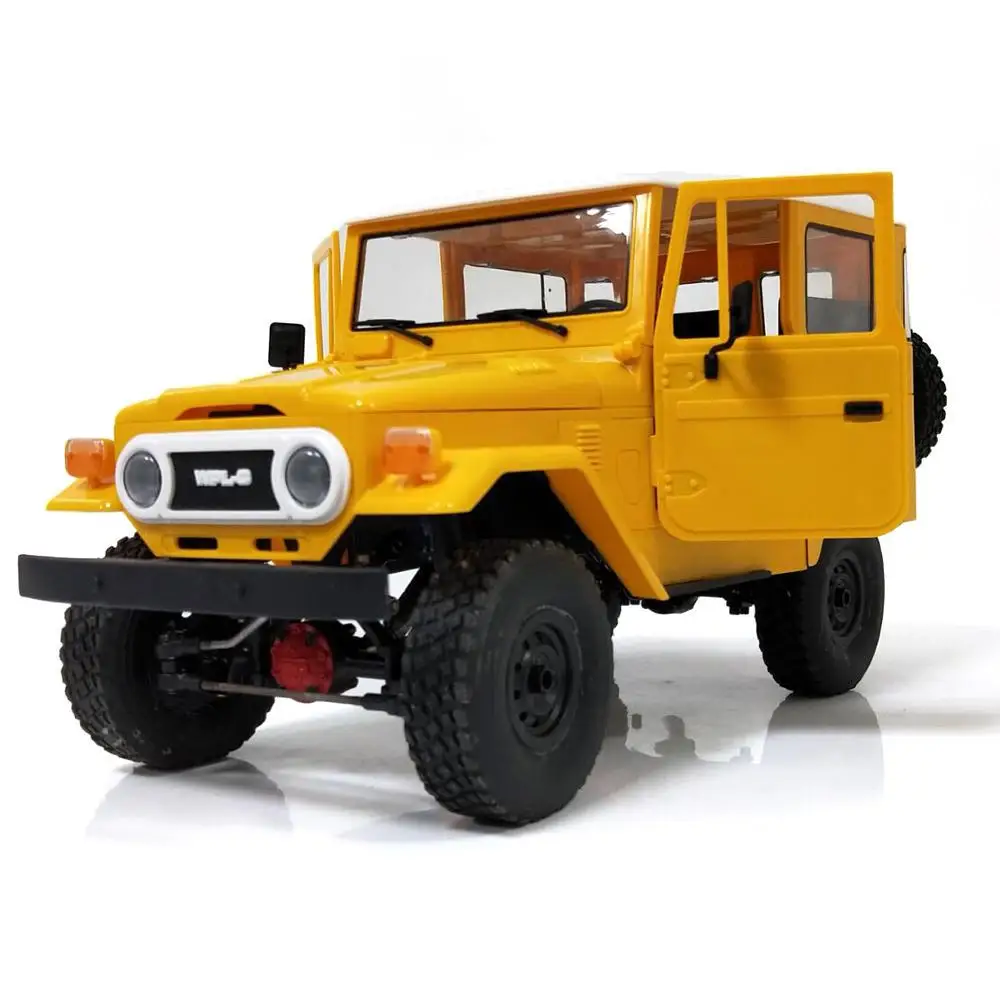 

AMYGOJJ WPL C34 1/16 RTR 4WD 2.4G Buggy Crawler Off Road RC Car 2CH Vehicle Models with Head Light Plastic Double Battery