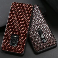 leather phone case for xiaomi redmi note 9s 8 7 k30 mi 9 se 9t 10 ultra a3 lite mix 2s max 3 poco f1 x2 x3 f2 pro triangle cover