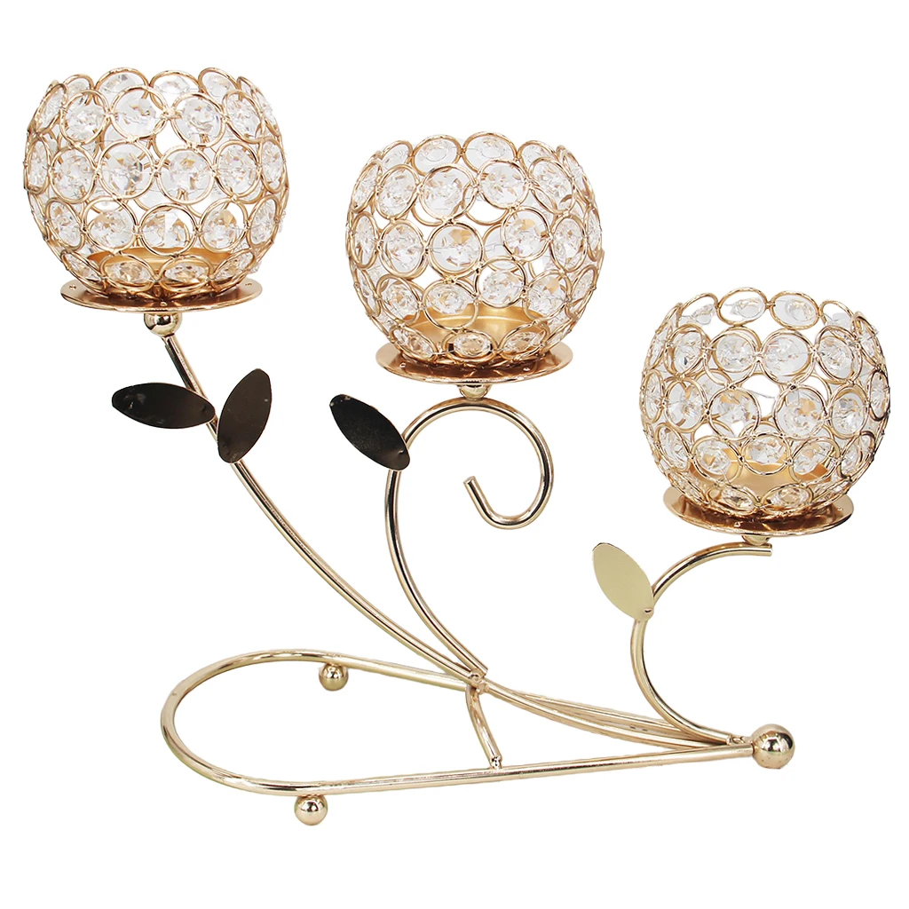 Подсвечник 3 Arm Candelabra Настольный центральный элемент для шкафа домашний