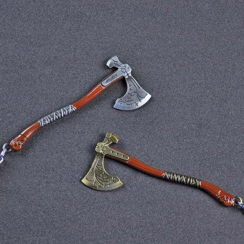 

Anime Alloy Sword Toy Fine Production Ice Axe Keychain Car Pendant Cosplay Weapon Handmade Weapon Decoration Ornament Sword Gift