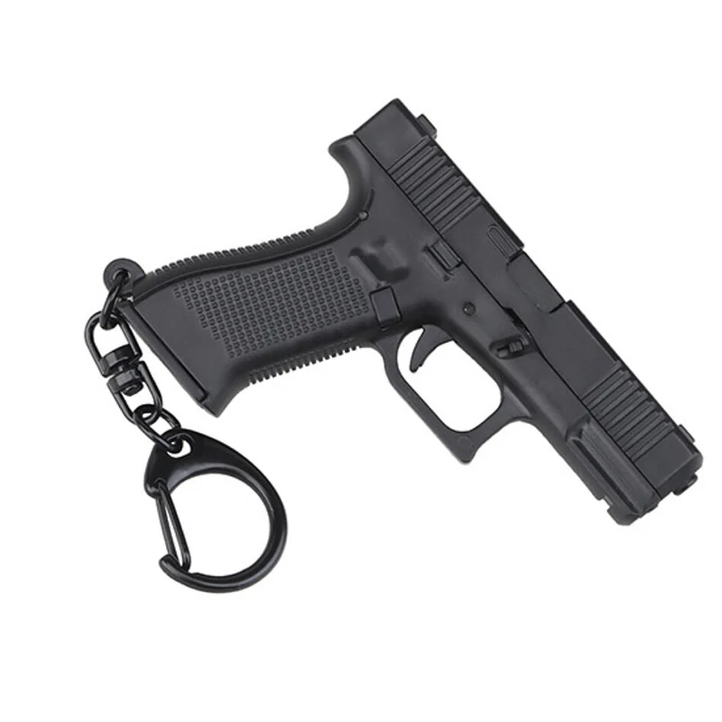 לקשקש צעצוע גלוק G45 Keychain מיני מדבר נשר G45 אקדח נייד מעטפת פליטה להרכיב לפרק תרמיל תליון מתנה