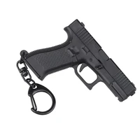 fidget toy glock g45 keychain mini desert eagle g45 pistol portable shell ejection assemble disassemble backpack pendant gift