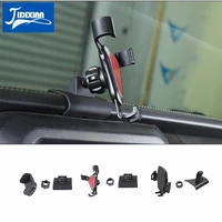 jidixian car adjustable gps stand mobile phone holder braket mount for jeep wrangler jl jlu jt 2018 accessories