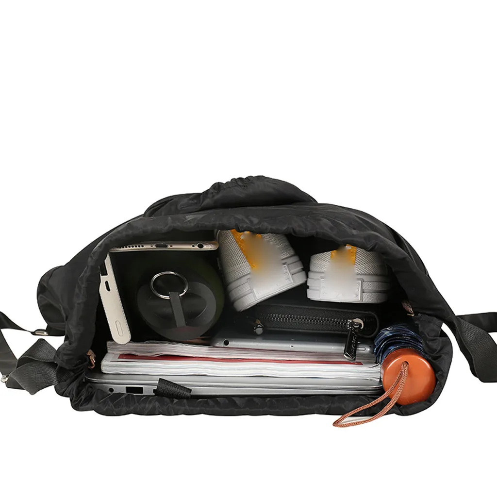 

Drawstring Backpack Men And Women Light School Bag Sports Travel Outdoor Bag 2021 New Bolsa Para La Escuela