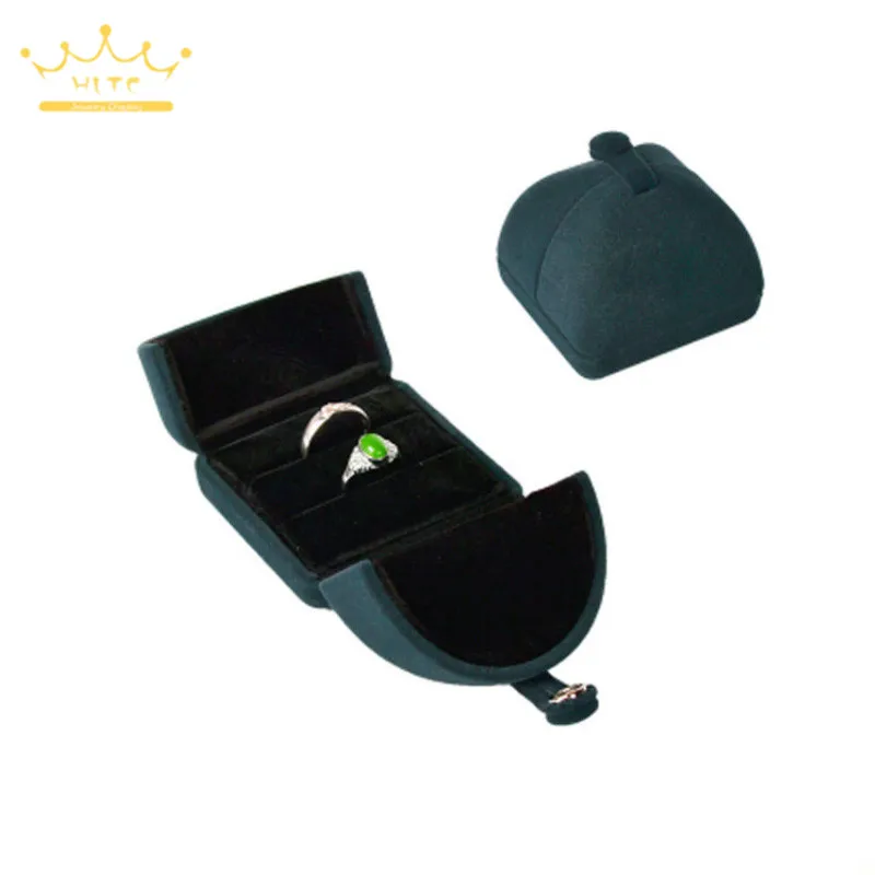 Высококачественные темно-синие бархатные фланелевые обручальные кольца для пар