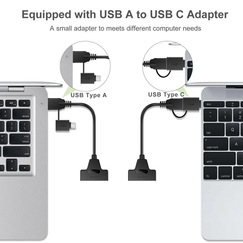 USB 3 0 Тип C SATA кабель разъем Sata адаптер 2 в 1 для 5 дюйма SSD HDD жесткий диск
