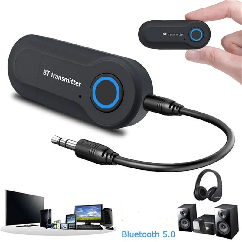 Беспроводной передатчик Bluetooth 5 0 разъем 3 мм музыкальный аудио AUX Hi-Fi стерео