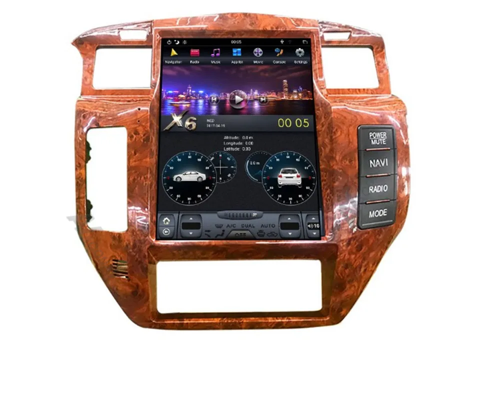 

2Din Android Touch Screen Car Radio Multimedia Player Car Autoradio Stereo Receiver GPS Navigation For Nissan Patrol 5 Y61 2009