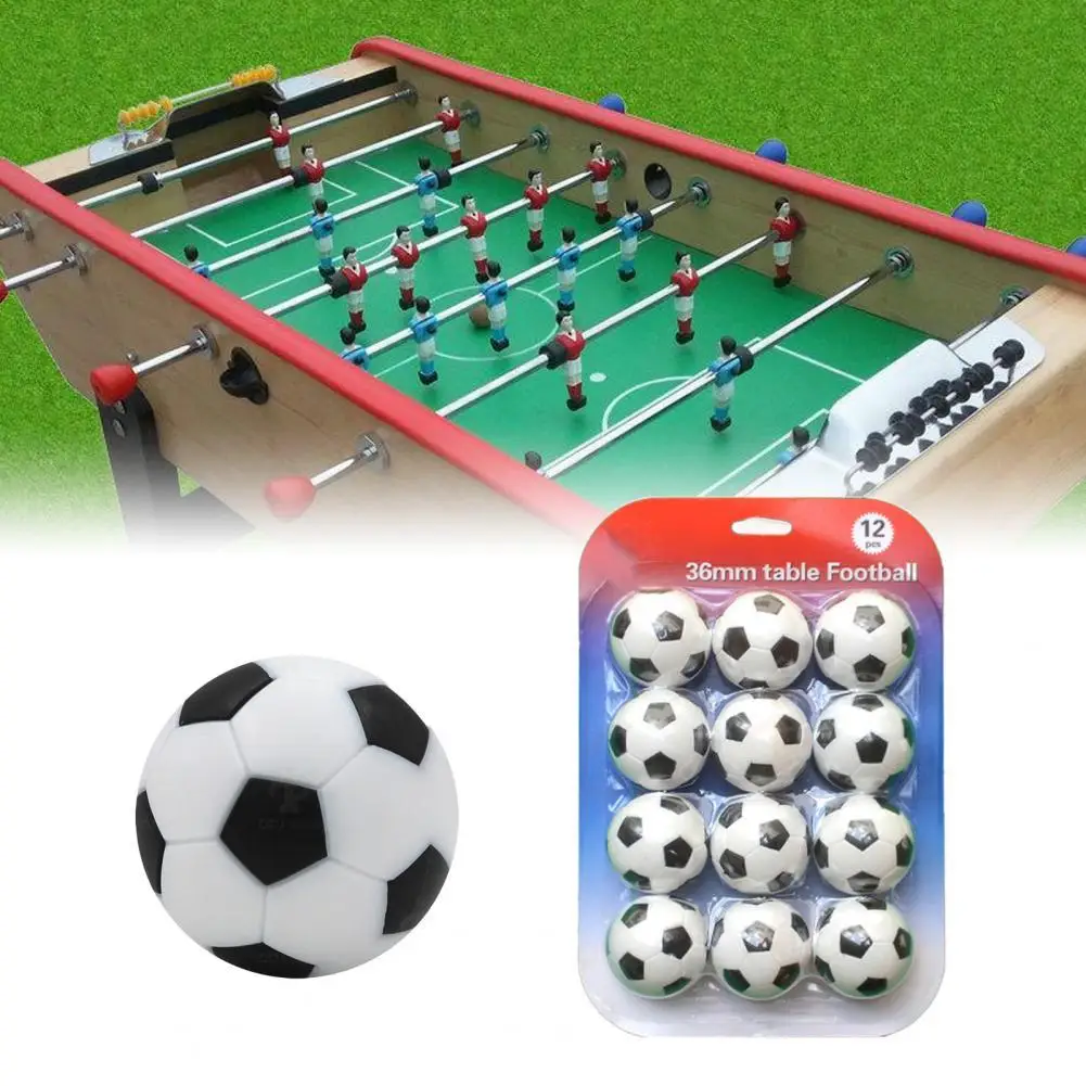 

Soccer Balls Toy Superior Material Maneuverability Standard Table Football Machine Mini Soccer Balls for Family Entertainment
