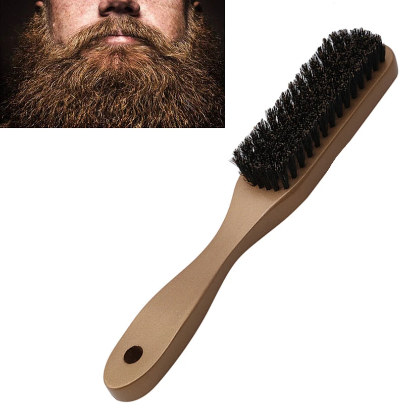 3 цвета деревянной ручкой щетки жесткие щетинки гребни для Для мужчин женщин