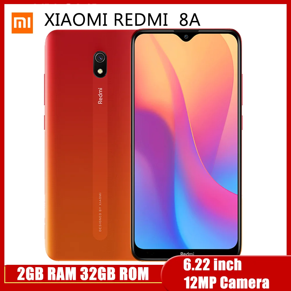 Xiaomi Redmi 8A смартфон с восьмиядерным процессором Snapdragon 439 ОЗУ 2 Гб ПЗУ 32 ГБ 6 22 дюйма