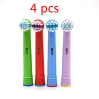 replacement kids children tooth brush heads for oral b eb 10a pro health stages electric toothbrush oral care4 pcs