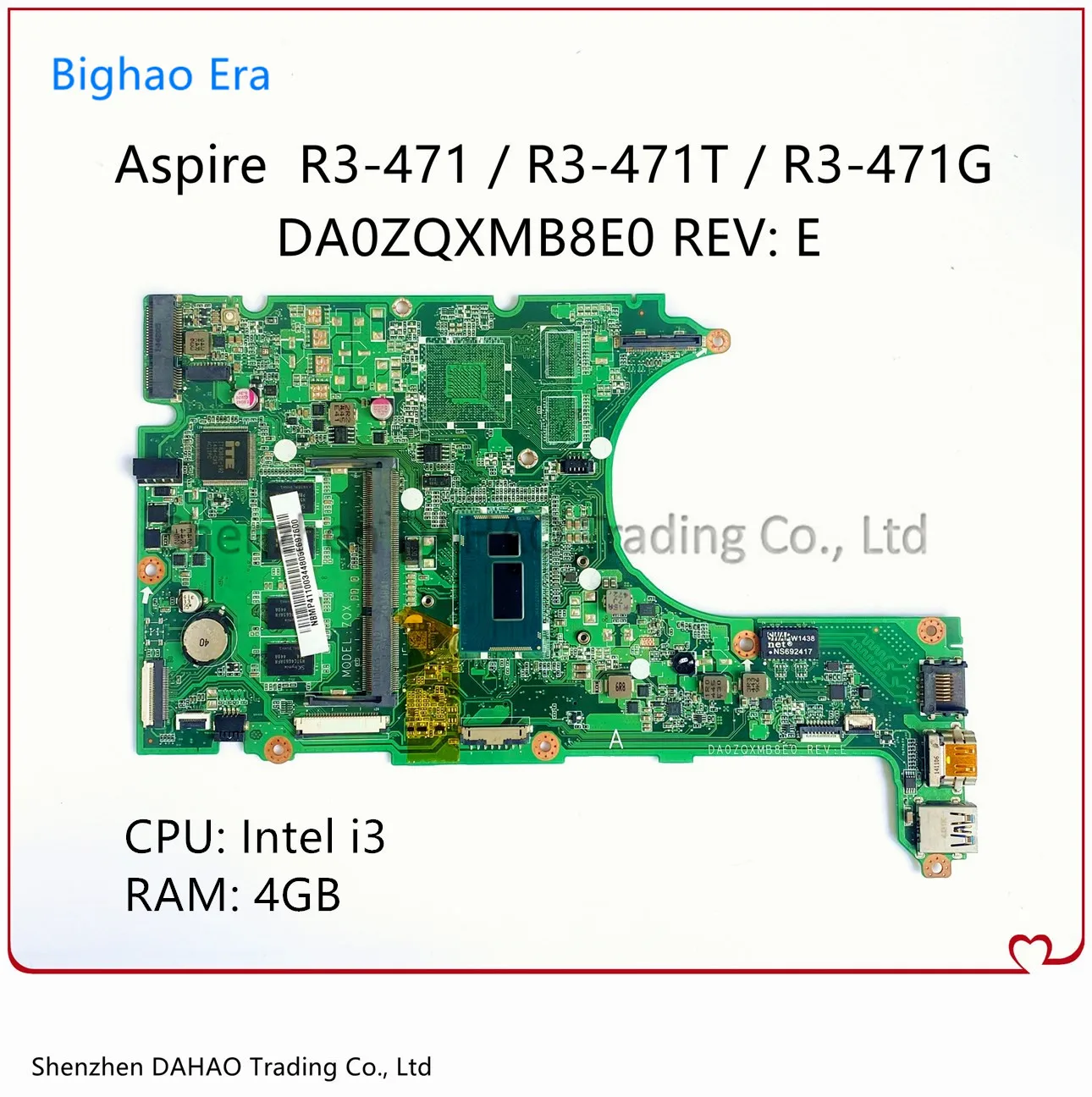 

Материнская плата DA0ZQXMB8E0 для ноутбука Acer Aspire ZQX
