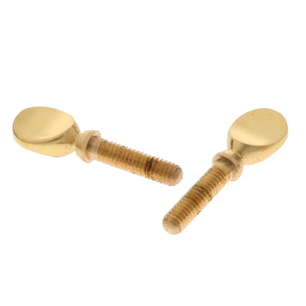 

2 Pcs Saxophone Neck Screws Clarinet Clamp Screw for Woodwind Instrument