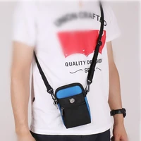 nylon crossbody bag purse cell phone wallet case casual handbag water resistant with detachable strap for men women waist belt
