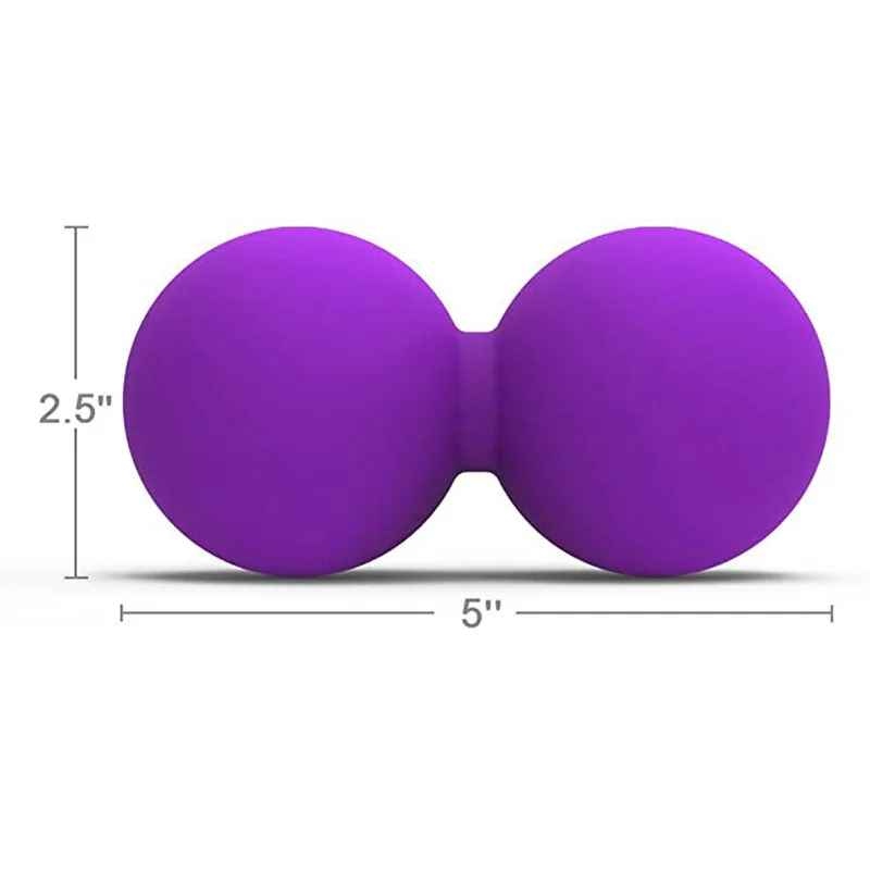 

Myofascial Release Fitness Peanut Massage Ball Fascia Massager Roller Pilates Yoga Gym Relaxing Exercise Equipment Fitness Balls