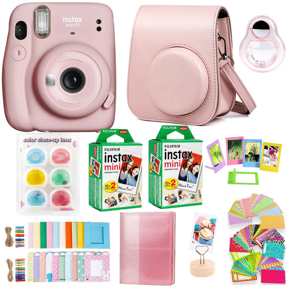 Fujifilm Instax Mini 11 набор для мгновенной камеры с Polaroid Film Paper Camera наплечный ремень