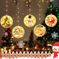 christmas decoration lights festoon led curtain garland string lights usb patio tree for holiday night lamp new year home decor