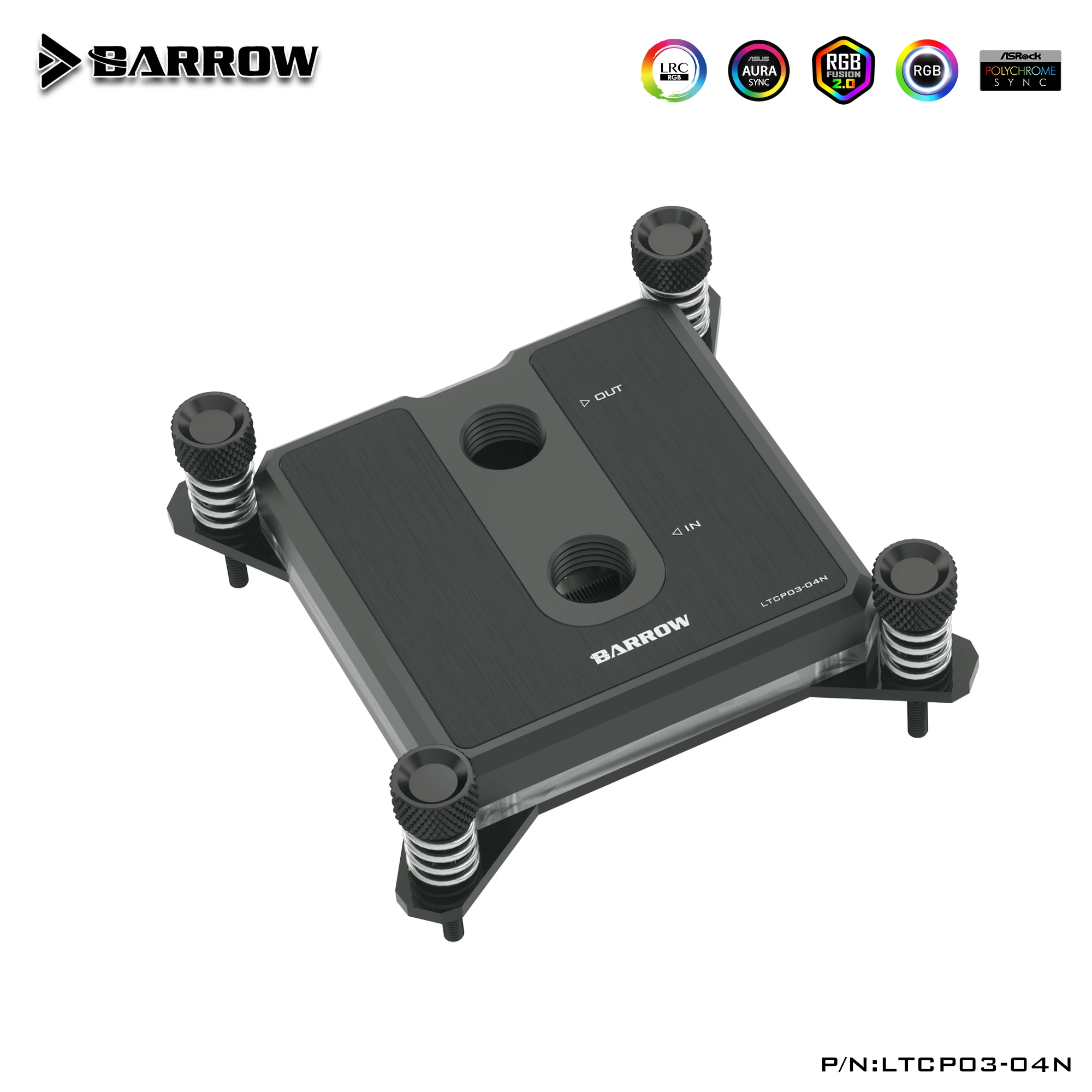 Barrow CPU водяной блок для Intel LGA1150 1151 1155 1156 розетка/POM/латунная металлическая