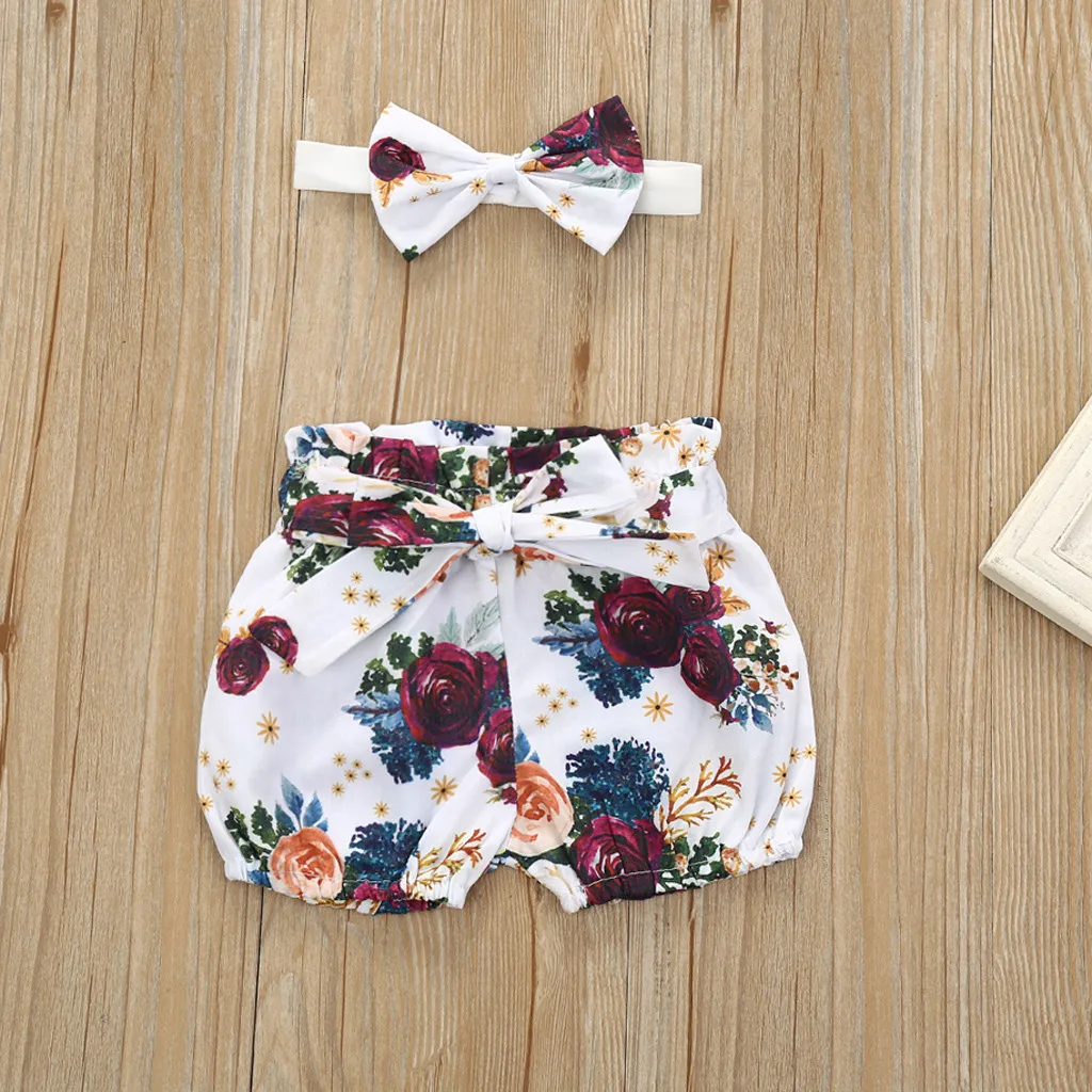 3 шт. детский летний комбинезон с шортами и бантом | Мать ребенок
