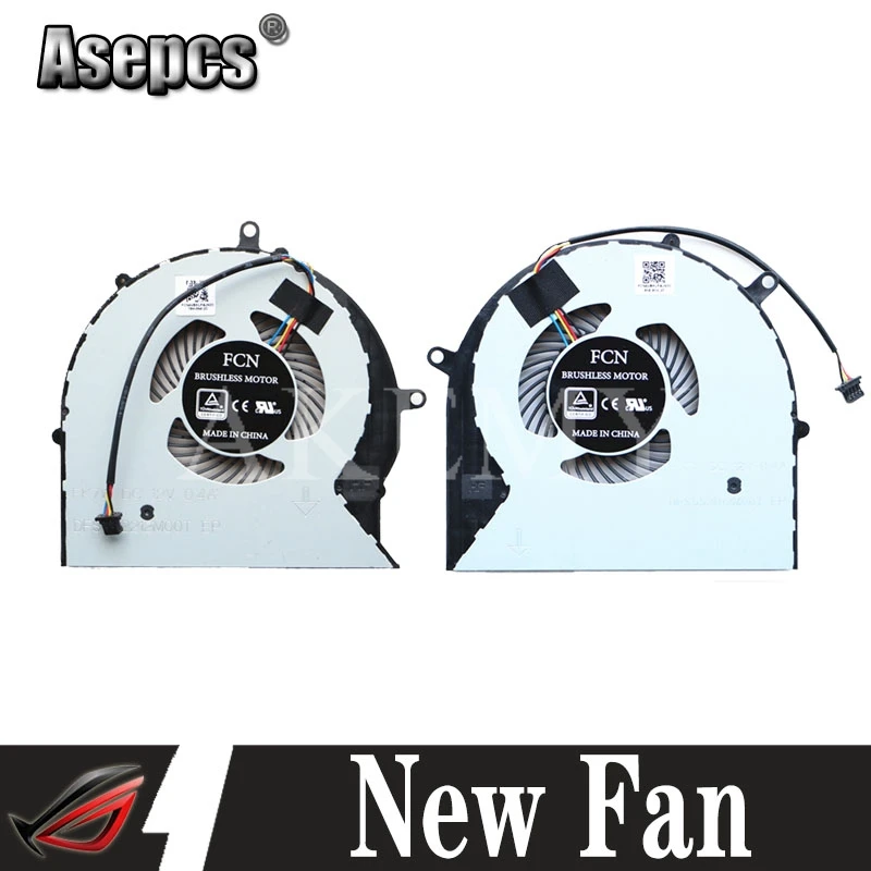 Новый для For Asus GL703 ROG STRIX GL703V GL703VD GL703VM Вентилятор охлаждения процессора DC 4PIN 12 В 0.4A