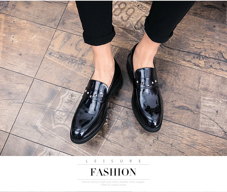 Thick Bottom Mens Dress Shoes Men Bring Brand Wedding Shoes Luxury Italian Casual Office Formal Loafers Boats Leather Shoes Men