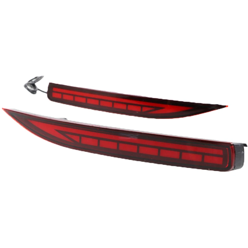 PMFC 1 пара автомобиля светодиодный задний противотуманный фонарь заднего бампера