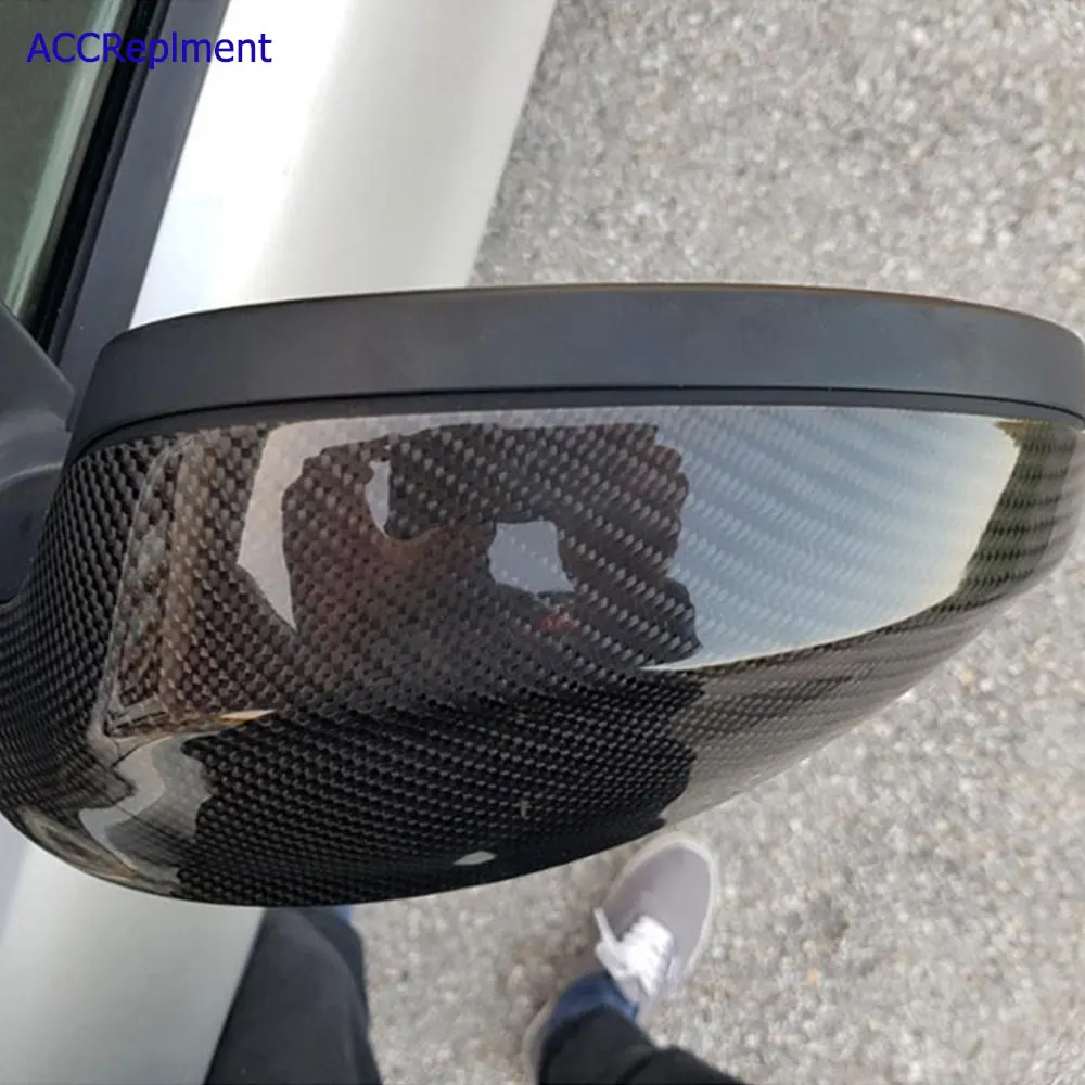 

2PCS Car Rearview Mirrors Cover Cap For BMW E90 2008-2011 Carbon Fiber