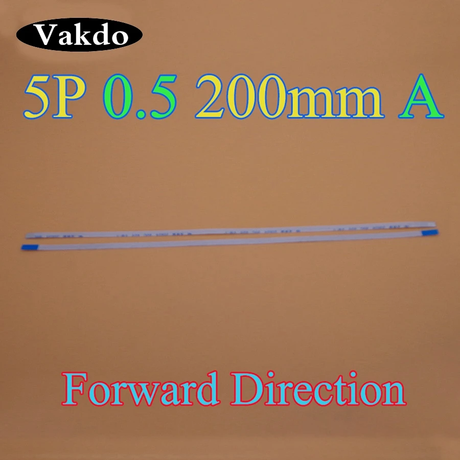 Гибкий плоский кабель FFC FPC 5 pin длина мм 2 500 шт./лот 200 20 см ширина 3 мм|flex cable|flex ribbon