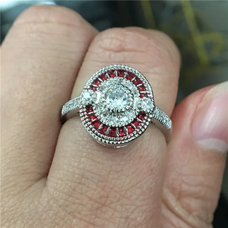 Дворцовое Королевское семейное старинное кольцо на палец CZ Стерлинговое