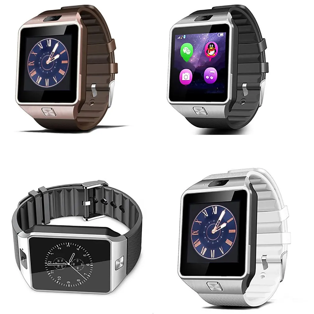 Dz09 высокой чувствительности Водонепроницаемый Смарт-часы мобильный телефон