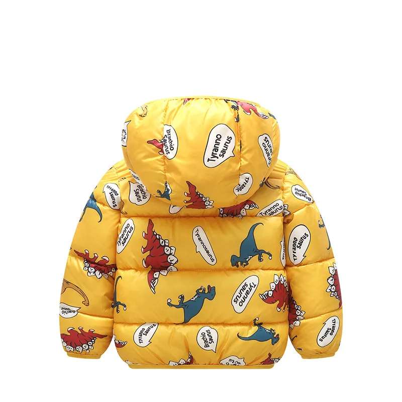 BINIDUCKLING зимняя куртка для маленьких девочек и мальчиков детское пуховое пальто