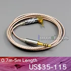 LN006374 высокого разрешения с серебряным покрытием XLR наушники кабель для аудио Technica ATH-WS660BT WS990BT WS1100iS ATH-M50xBT SR50 SR50BT