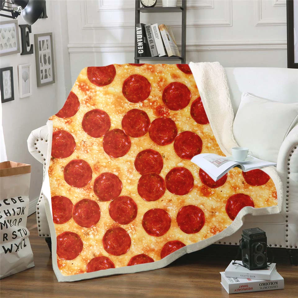 

Taco Galaxy Fleece Blanket Plush 3d Printed for Adults Sofa Sherpa Fleece Bedspread Wrap Throw Blanket