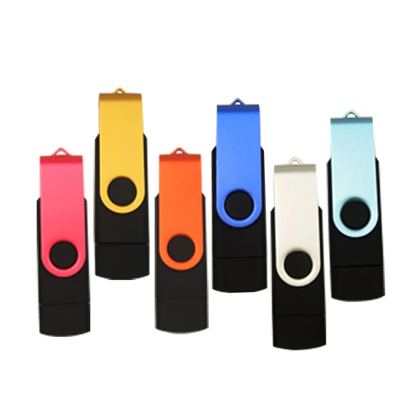 Металлический Флешка 2 0 микро OTG Usb Android флэш накопитель карта памяти 4 ГБ 8 16 32 64 для