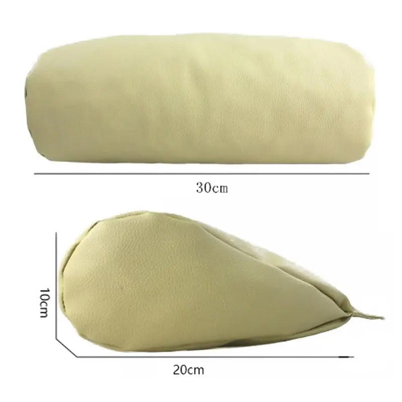 

PU Leather Newborn Photography Props Cycle Wedge Shaped Pillow Baby Photo Prop Backdrop Basket Stuffer 3 Colors E65D