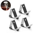 2 шт.компл. нержавеющий термометр для барбекю, держатель для барбекю, кофейной чашки с зажимом для предотвращения ожогов