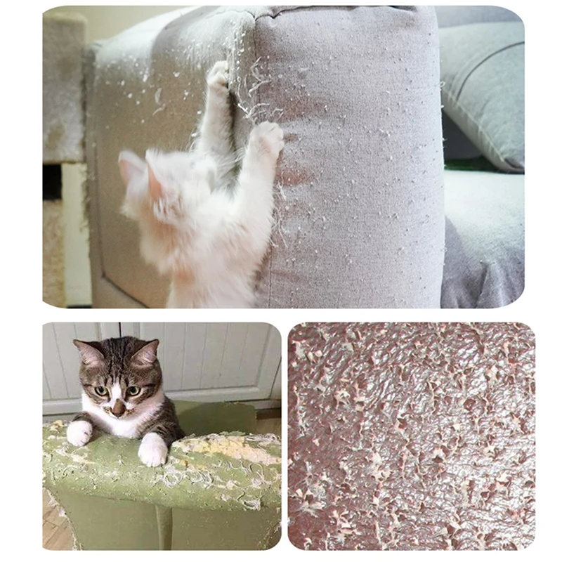 

4pcs Couch Cat Scratch Guards Mat Scraper Cat Tree Scratching Claw Post Protector Sofa For Cats Scratcher Paw Pads Pet Furniture