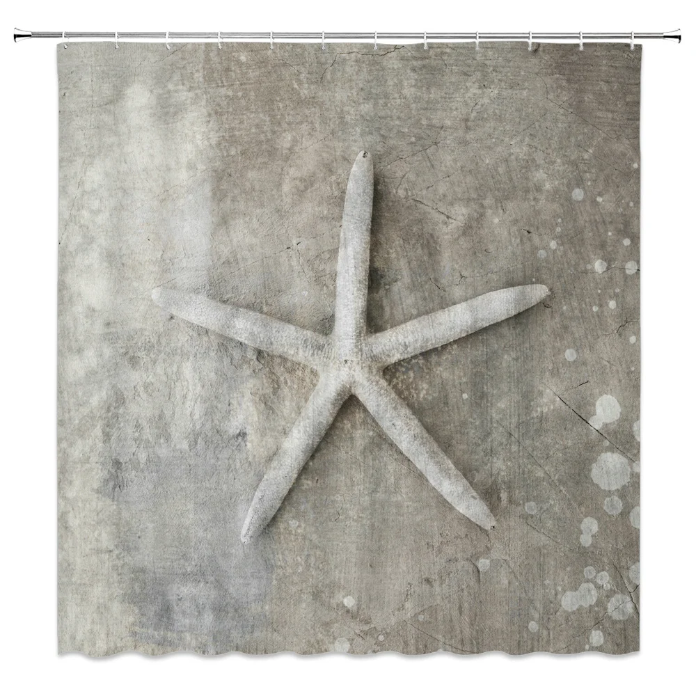 Ракушка Морская звезда занавески для душа экраны ванной домашний декор