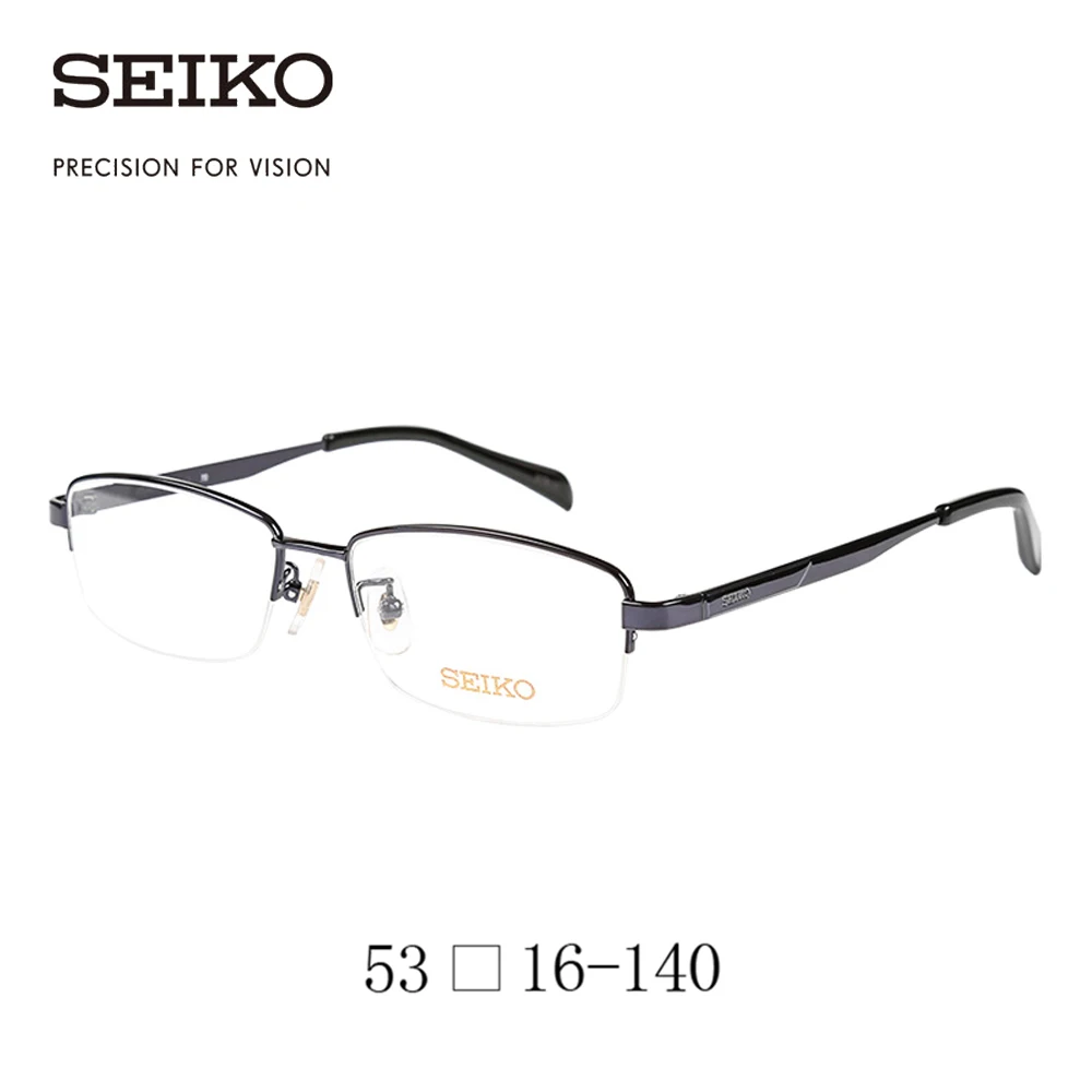SEIKO титановая оправа для оптических очков мужчин очки по рецепту при