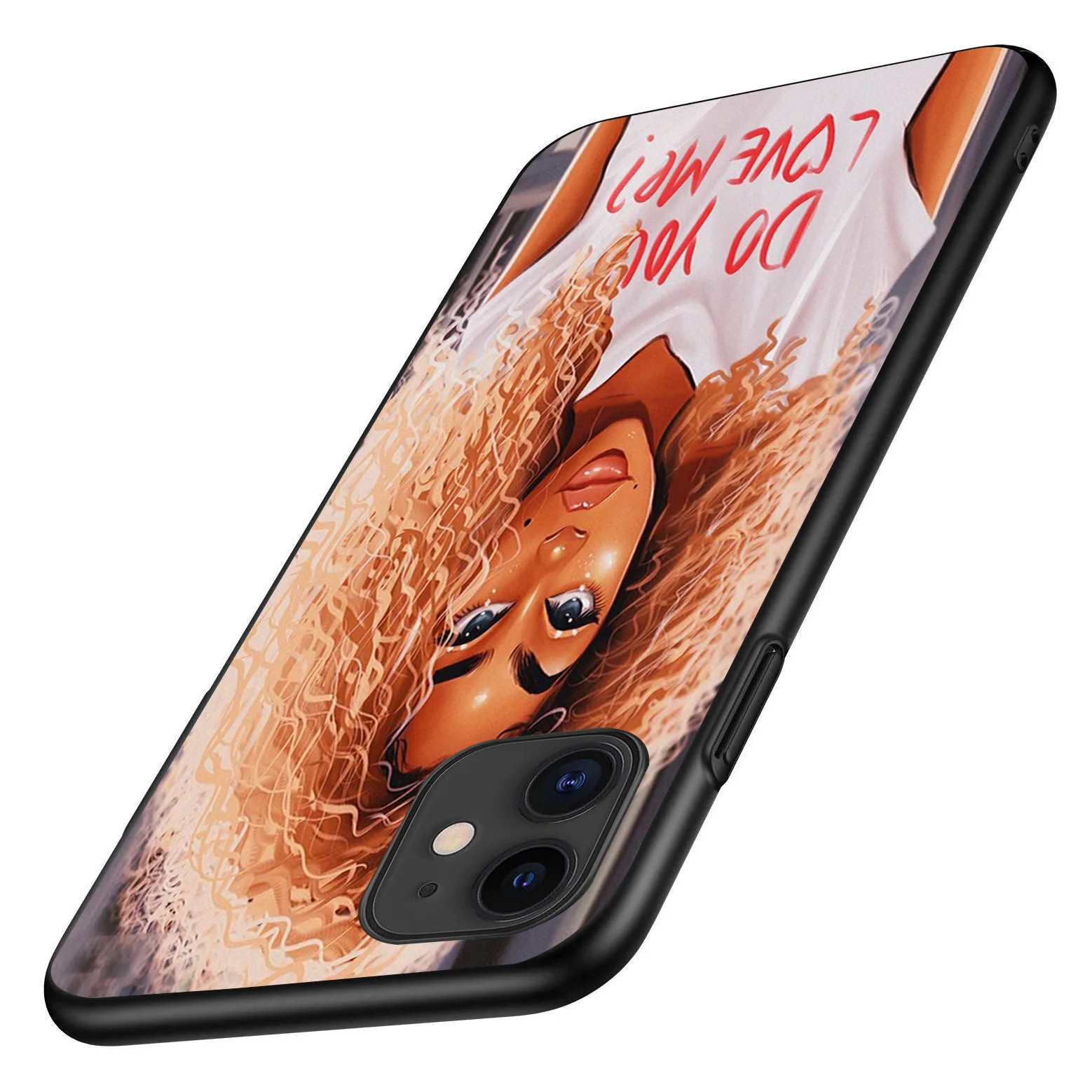 Силиконовый чехол для телефона Melanin с Африканской девушкой iPhone 11 Pro Max 7 8 6 6splus SE 2020 5