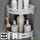 Настенный Трипод, угловая полка для ванной, унитаза, настенный стеллаж для хранения, унитаза, угловой Трипод, полка для ванной