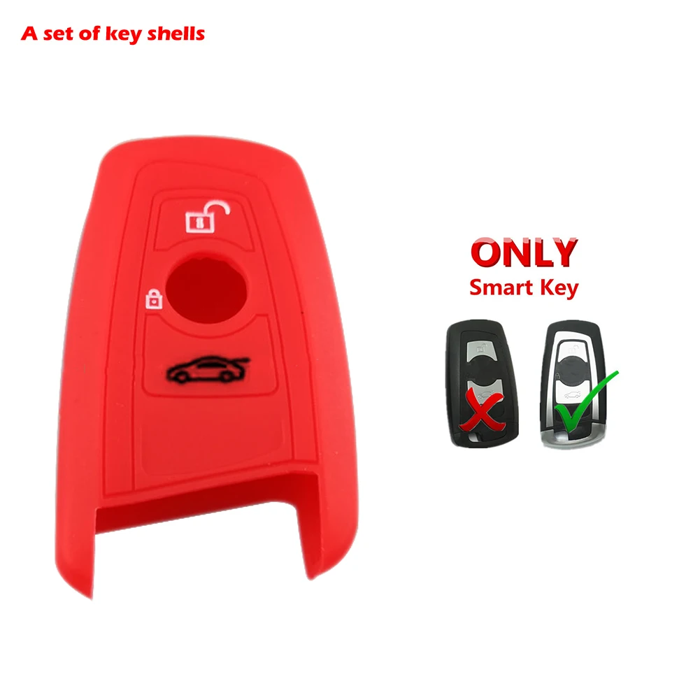 Silicone Car Key Cover Case For 3 Series 09-13 5/7 09-14 Remote Fob | Мать и ребенок