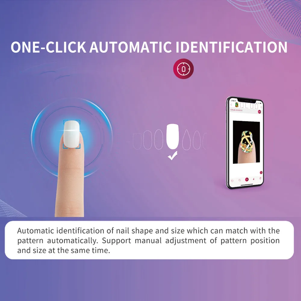 Мобильный принтер O2nails X11 с металлическим корпусом профессиональное